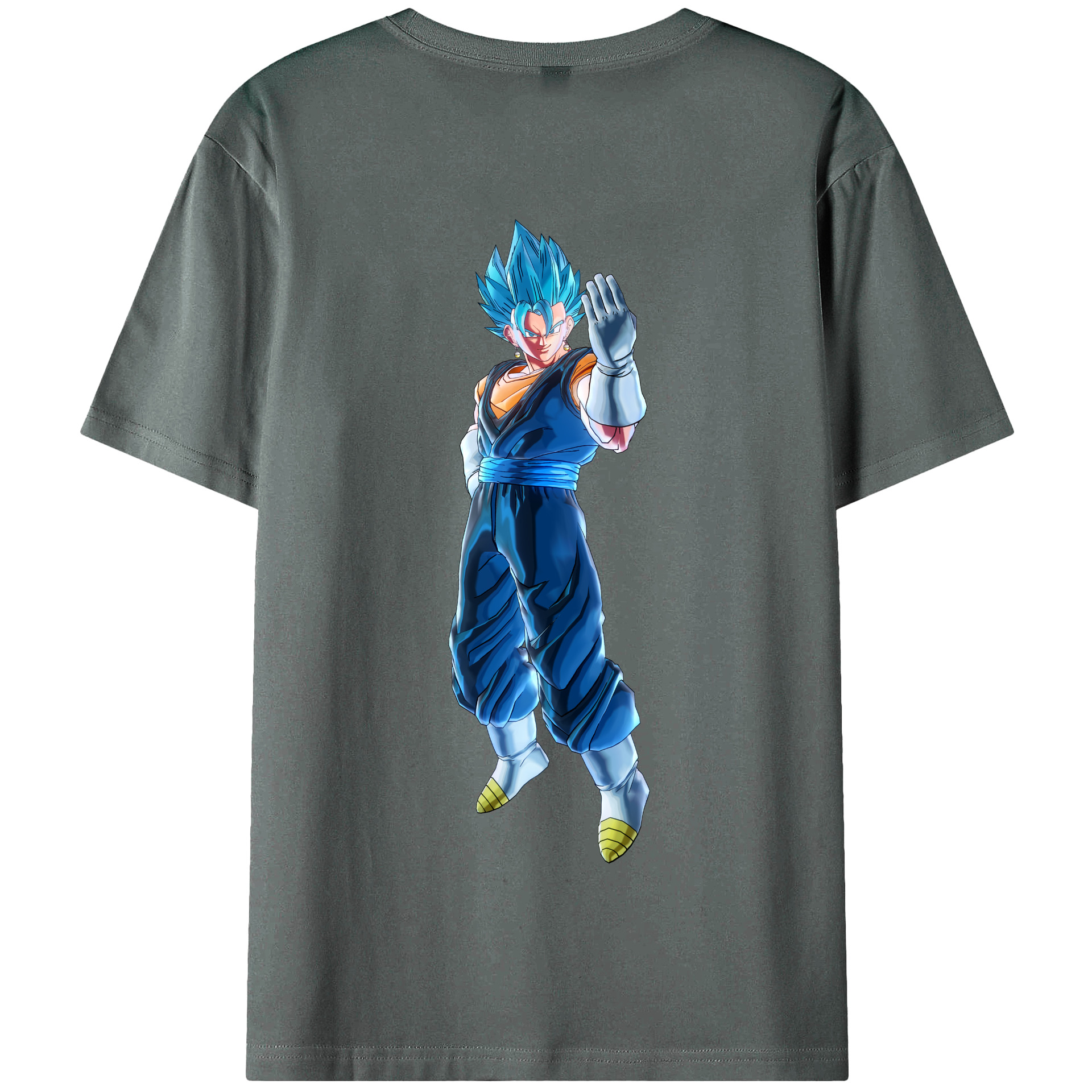 （画像用） ドラゴンボール ベジット DRAGON BALL Vegetto 綿100％半袖Tシャツ（背面プリント）